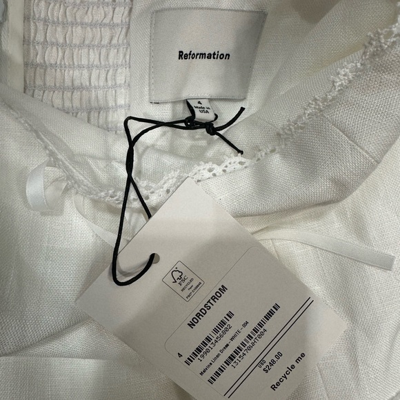 Reformation Malvina Linen Dress - Picture 5 of 5